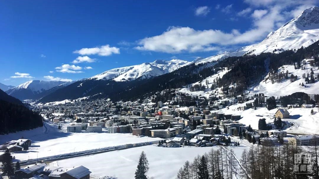 △瑞士，達(dá)沃斯小鎮(zhèn)。