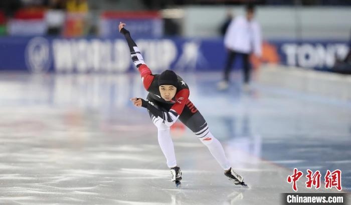 高亭宇在比賽中。圖片來源：黑龍江省體育局。