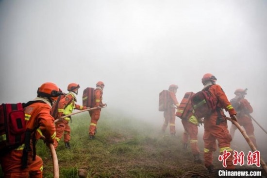 演練現(xiàn)場。瀘州消防供圖