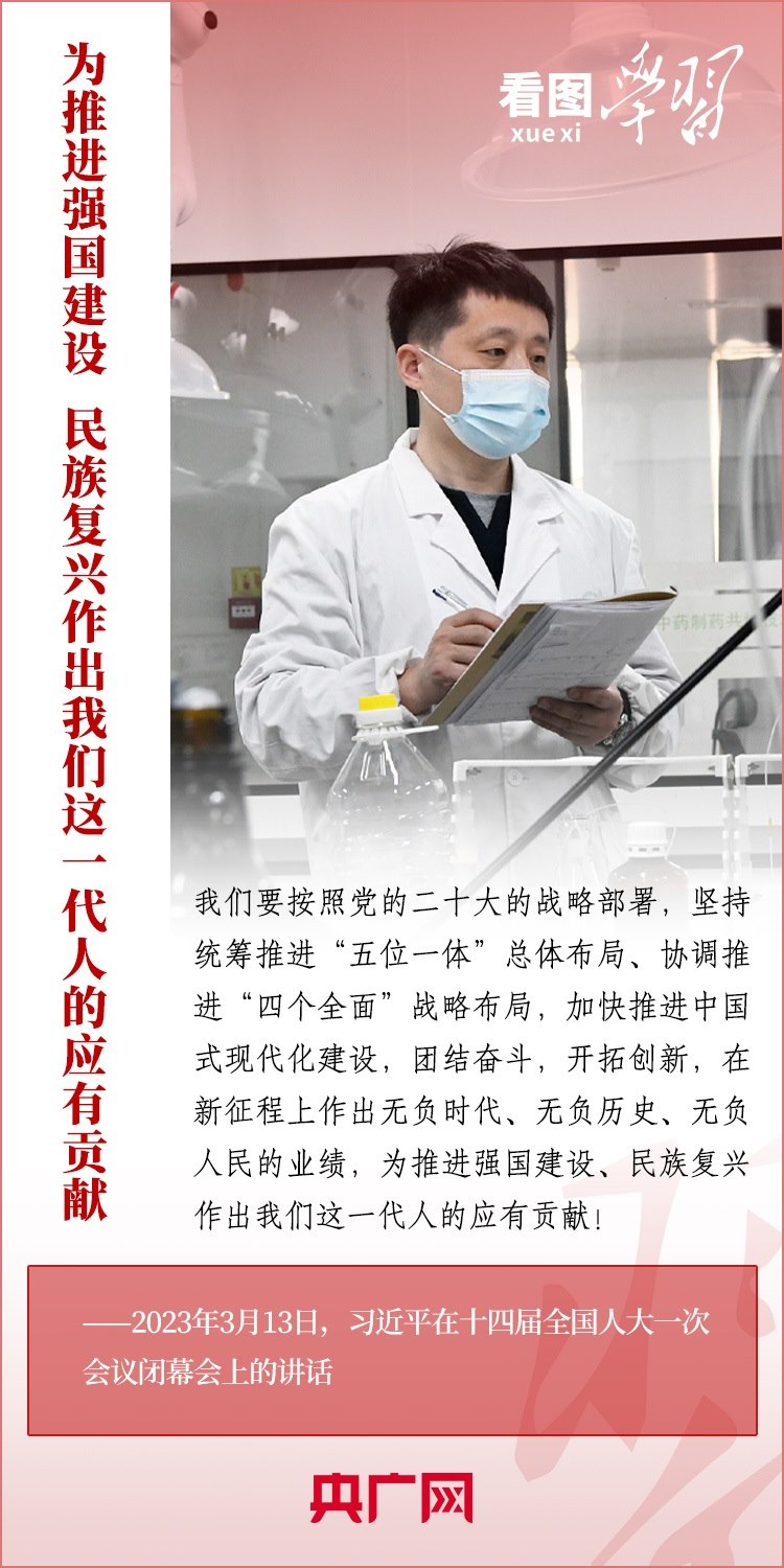 看圖學(xué)習(xí)丨為推進(jìn)強(qiáng)國建設(shè)、民族復(fù)興作出我們這一代人的應(yīng)有貢獻(xiàn)