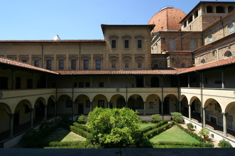 意大利美第奇洛倫佐圖書館。美第奇洛倫佐圖書館供圖