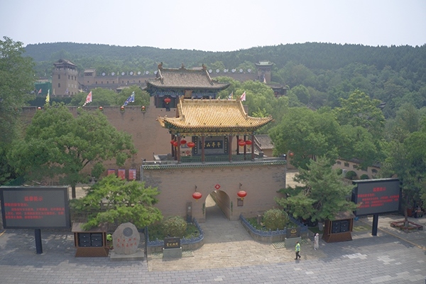 皇城相府景區(qū)（無(wú)人機(jī)照片）。人民網(wǎng)記者 王天樂(lè)攝