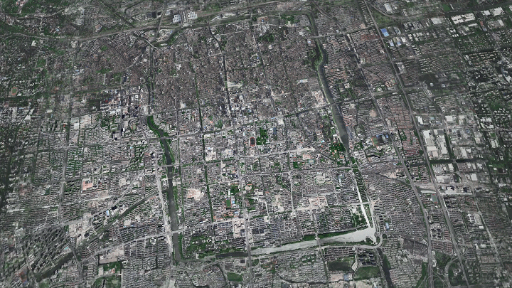 平江歷史文化街區(qū)現(xiàn)存整體布局與宋代《平江圖》基本一致。