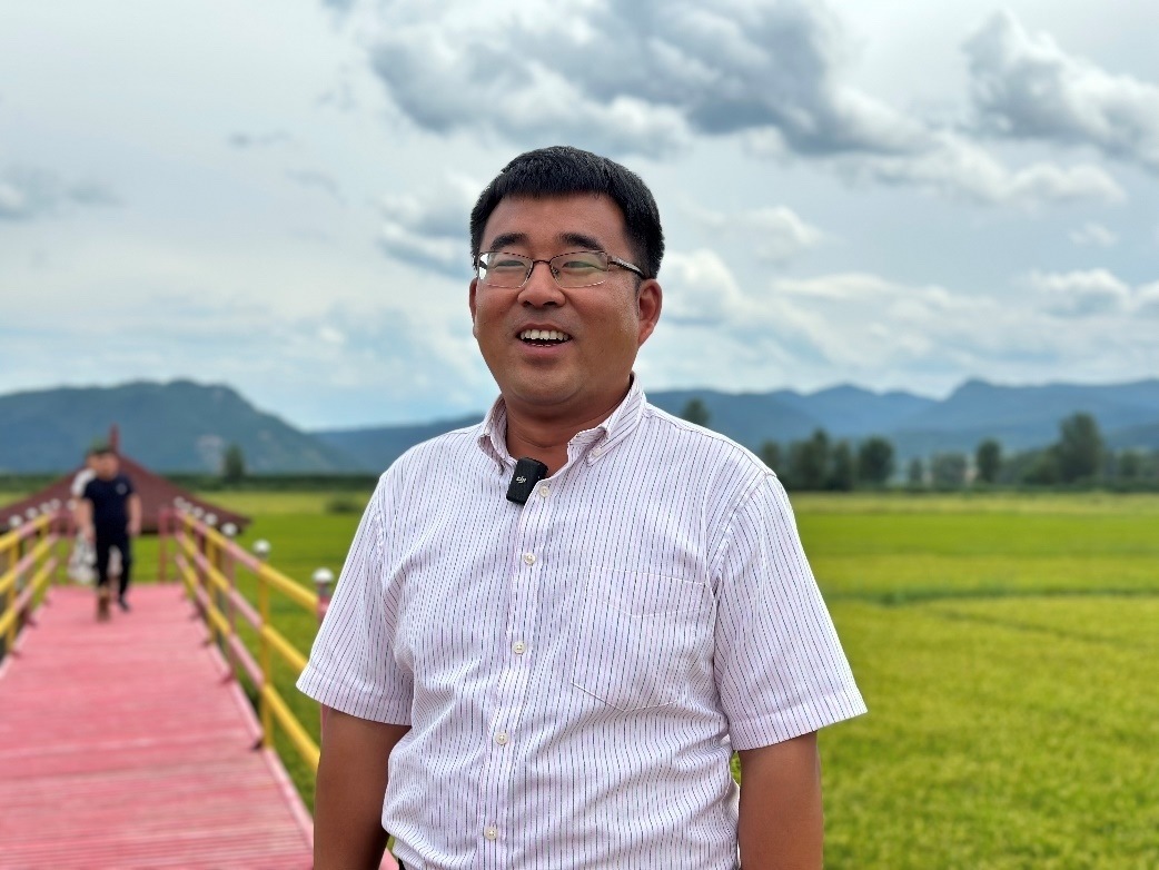 和龍市東城鎮(zhèn)光東村村書記金憲。人民網(wǎng)記者 金洪花 攝