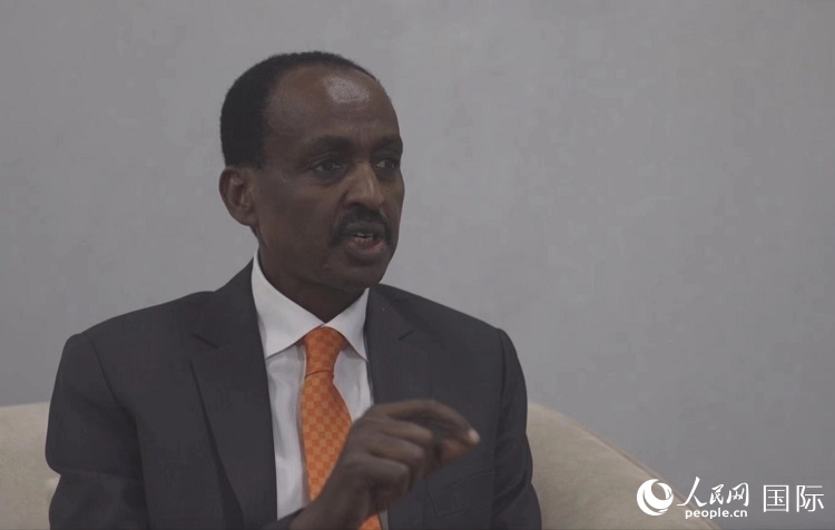 特肖梅·托加接受人民網(wǎng)專訪。人民網(wǎng)記者 劉寧攝