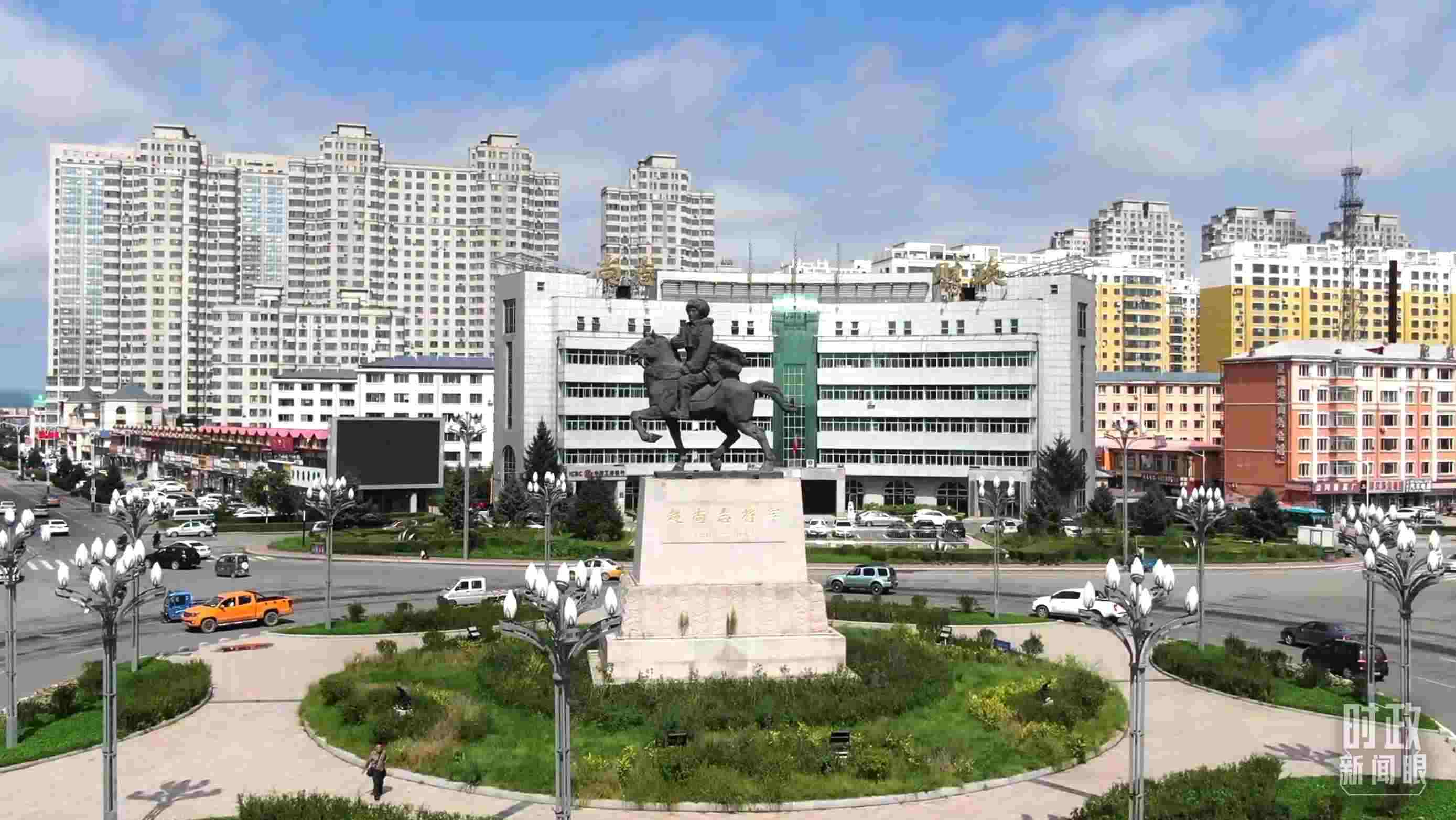 △哈爾濱市尚志市航拍。（總臺央視記者張耿生拍攝）