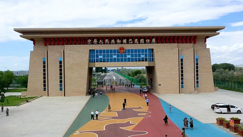 圖為塔城巴克圖口岸。塔城融媒體中心 張亭宇攝