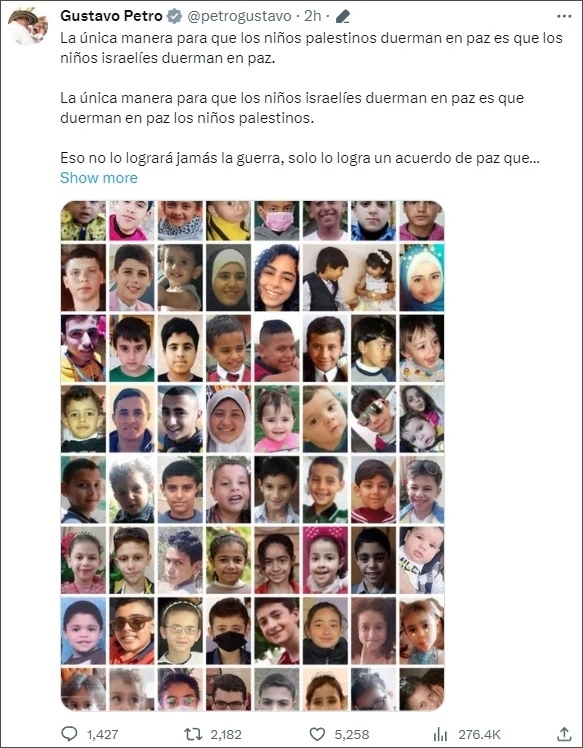 巴以爆發(fā)新沖突后，他再指西方“雙標”