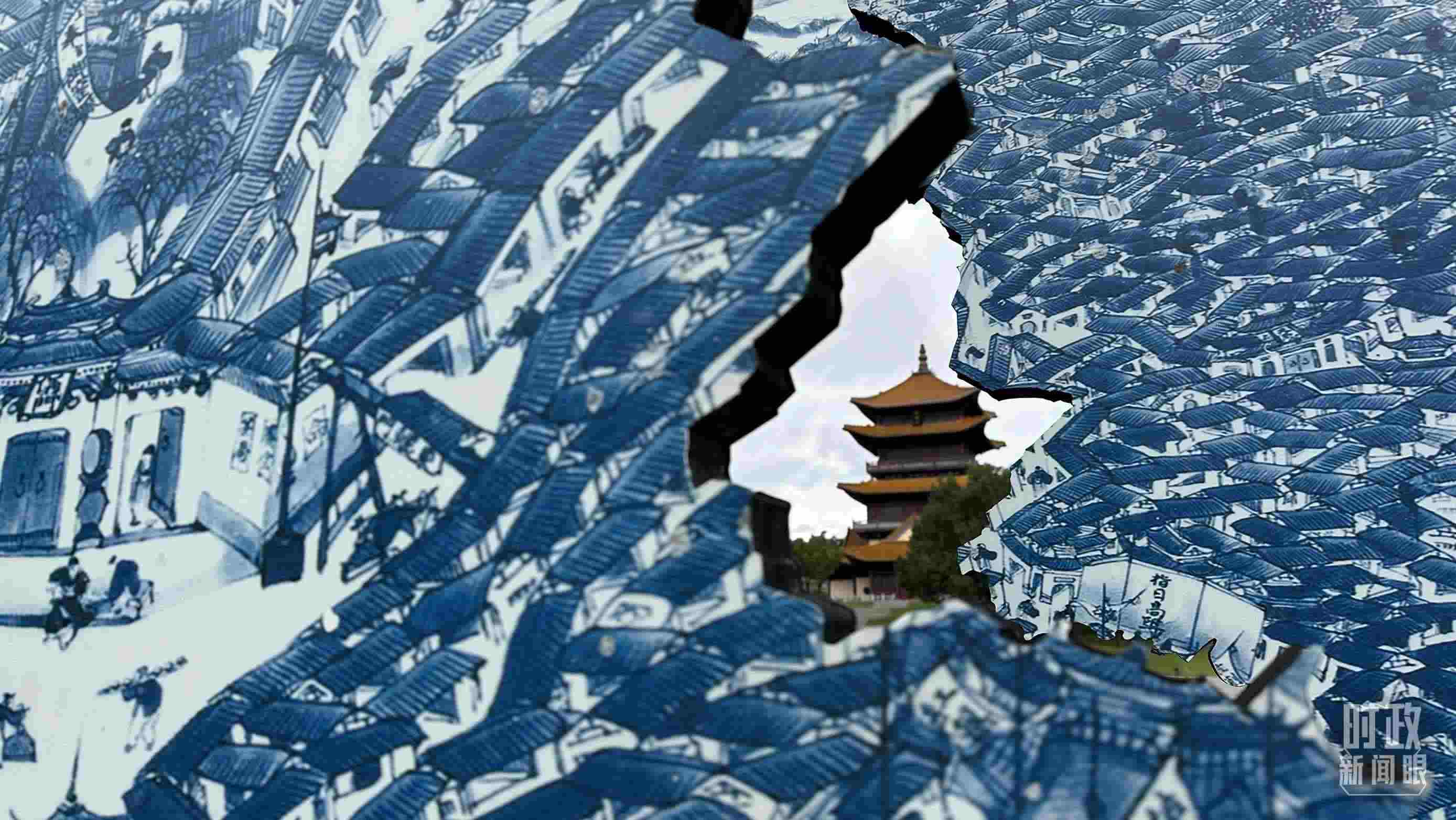 △位于陶陽(yáng)里歷史文化街區(qū)內(nèi)的龍珠閣。（總臺(tái)央視記者趙化拍攝）