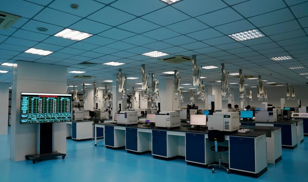 近日拍攝的公司檢驗(yàn)計(jì)量中心。新華社記者 胡晨歡 攝