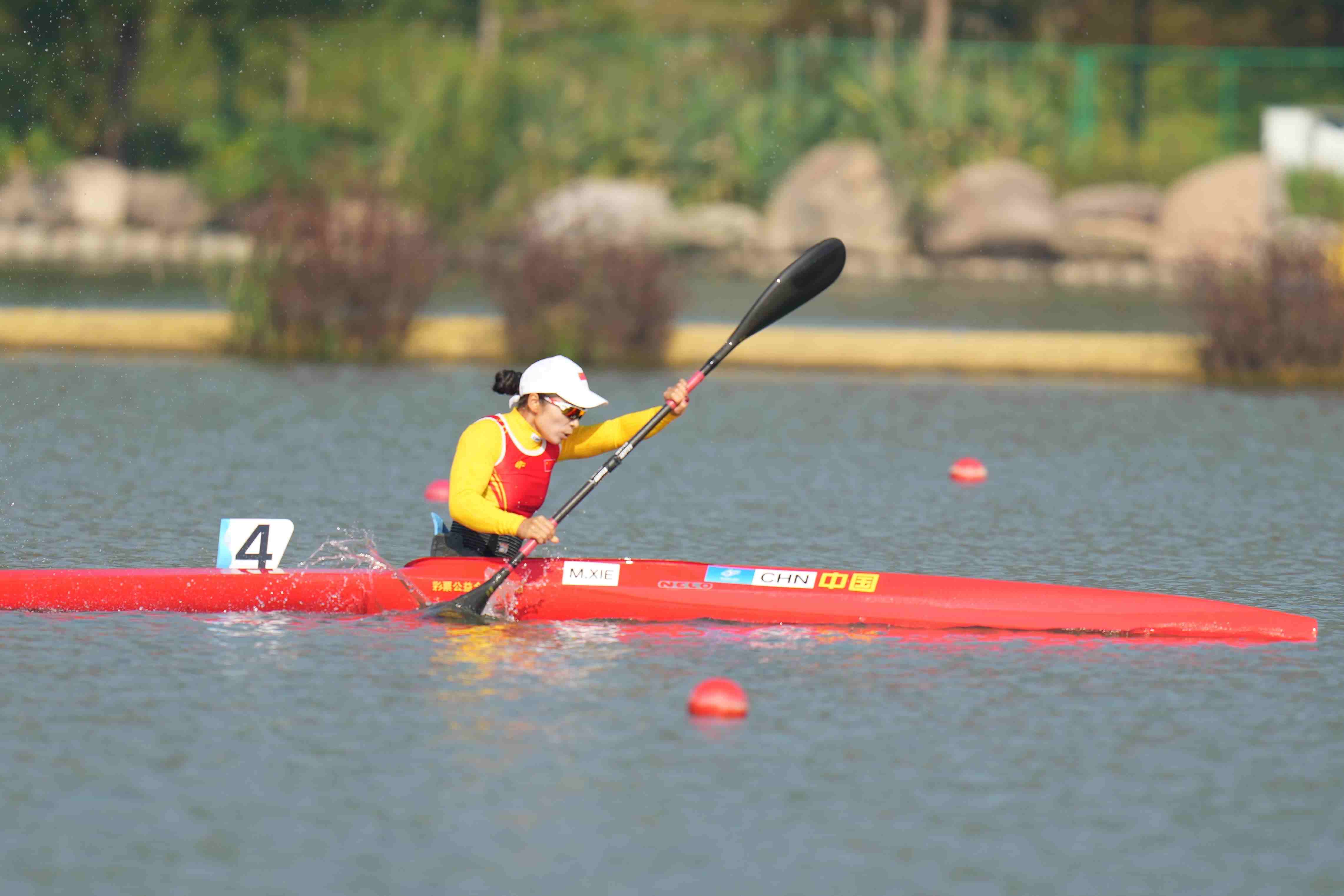 △2023年10月23日，中國選手謝毛三獲得本屆亞殘運(yùn)會首金。