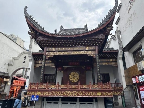 10月25日，長沙太平老街一角。（本報記者 劉書文攝）