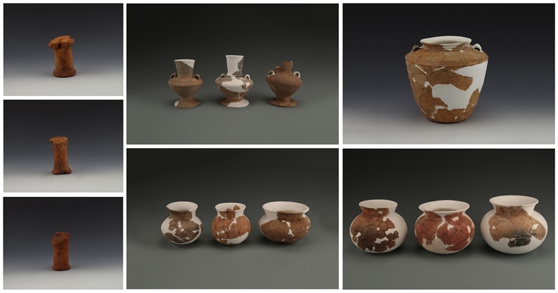 龜山遺址出土陶器。國家文物局供圖