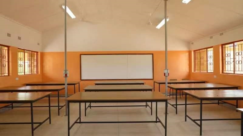 寬敞明亮的教室。主辦方供圖