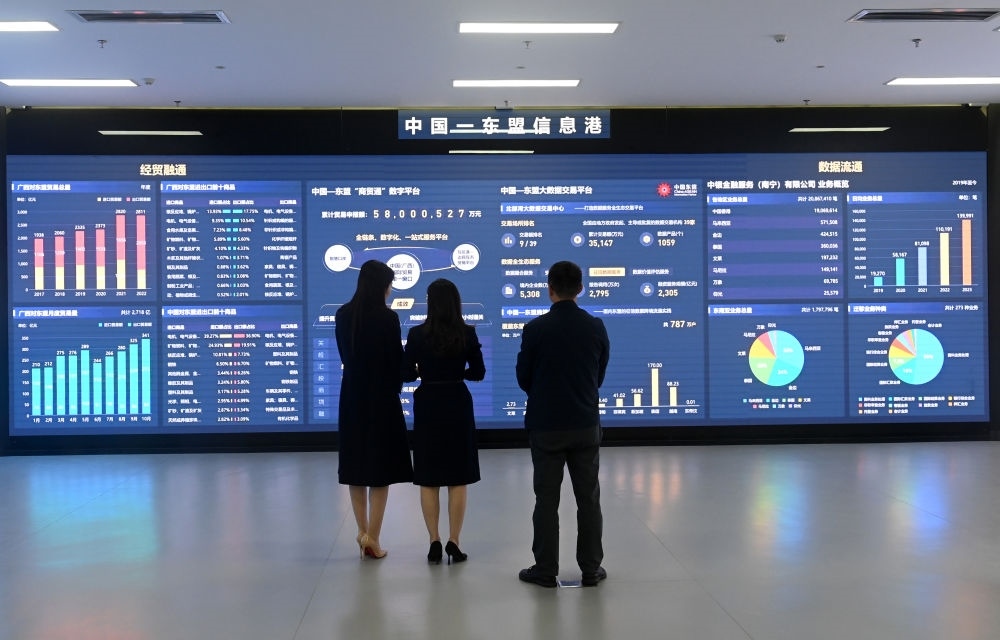 中國(guó)—東盟信息港股份有限公司展廳。