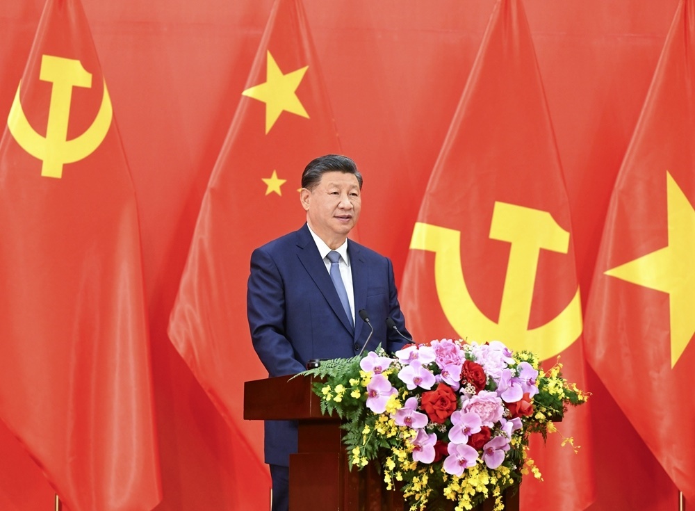 習(xí)近平總書記發(fā)表題為《賡續(xù)傳統(tǒng)友誼，開創(chuàng)中越命運(yùn)共同體建設(shè)新征程》的重要講話。