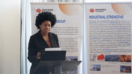 南非獨立傳媒集團代表諾爾萬德爾-恩齊扎發(fā)言。 人民網(wǎng) 張茜攝