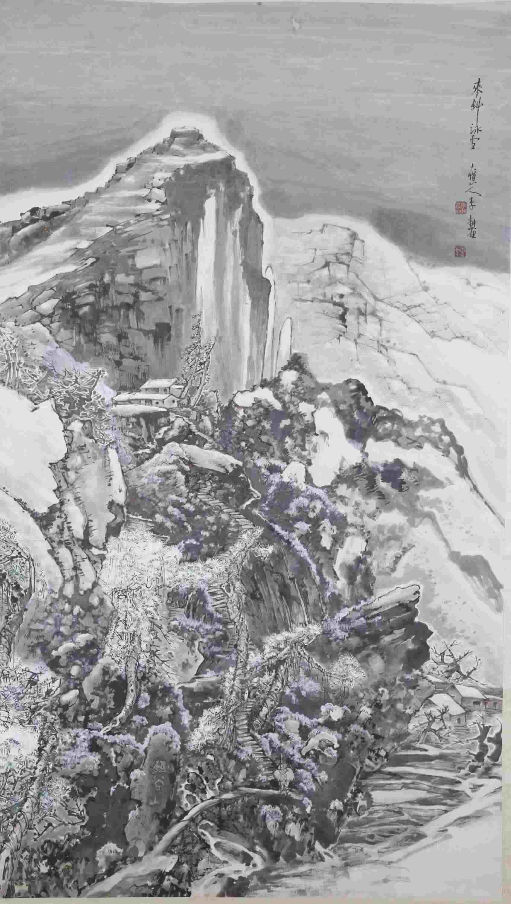 李耕畫作。(仙游縣博物館供圖)