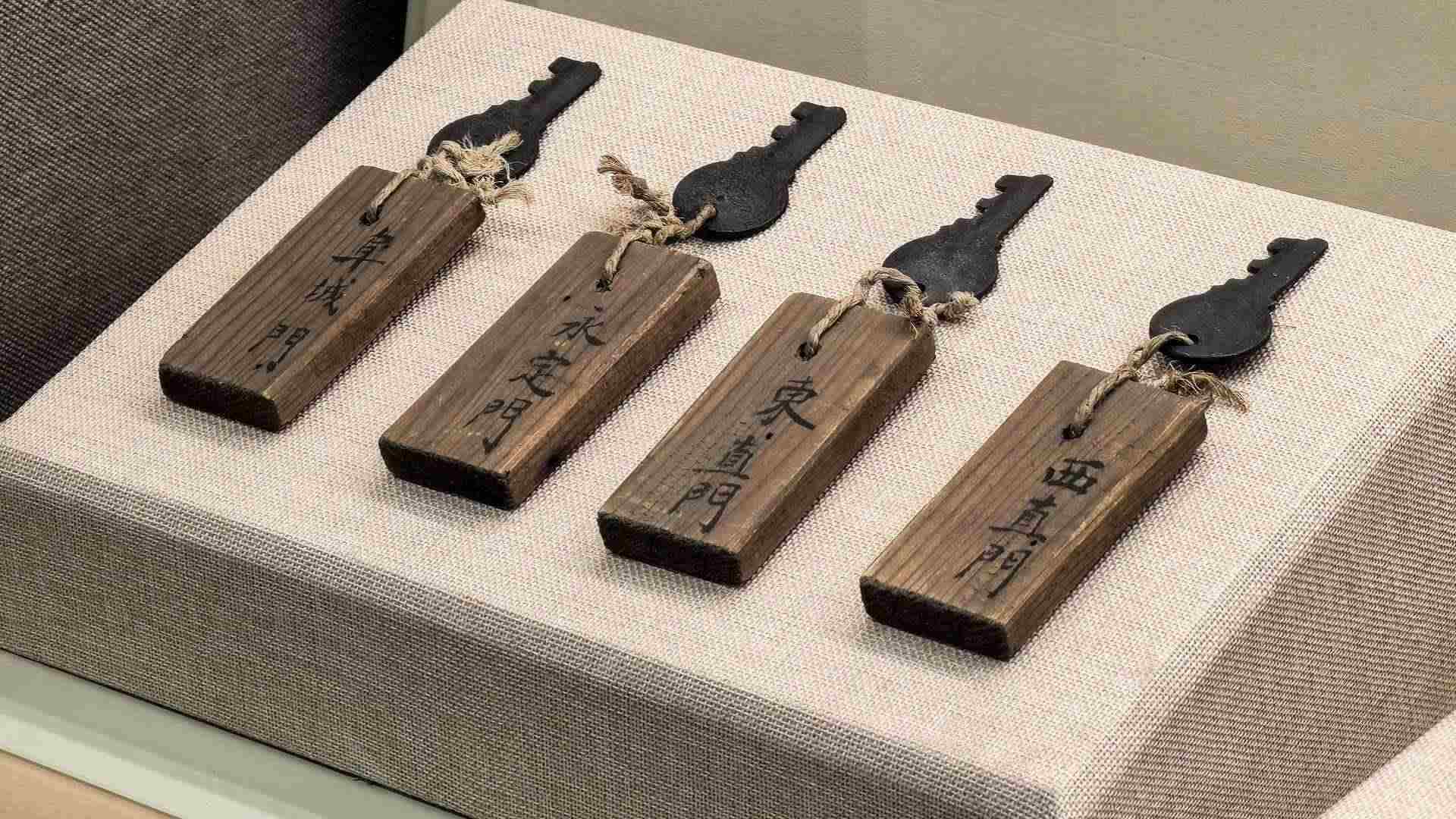 △北平城門鑰匙。（總臺央廣記者潘毅拍攝）