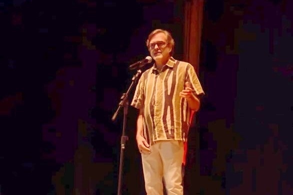 累西腓市政府代表、文化局長梅洛在活動中致辭。中國駐累西腓總領(lǐng)館供圖