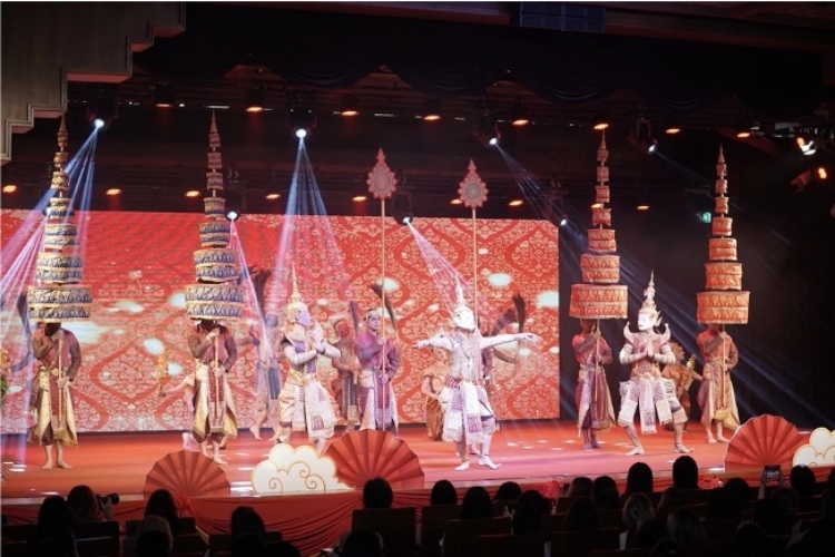 圖為2024“歡樂(lè)春節(jié)”中泰互致新春賀辭活動(dòng)現(xiàn)場(chǎng)。 中國(guó)駐泰國(guó)大使館文化處供圖