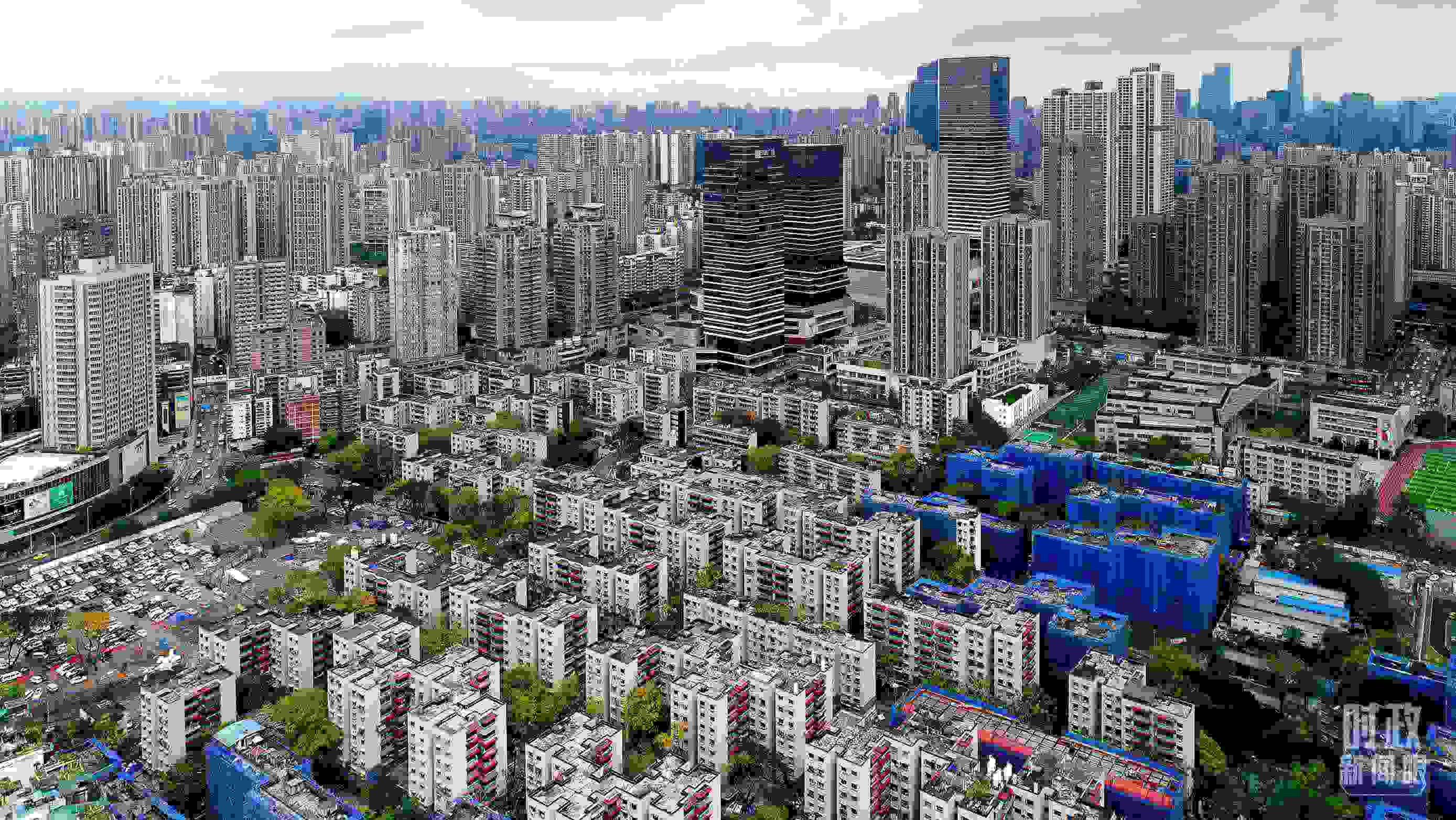 △九龍坡區(qū)謝家灣街道民主村社區(qū)。（總臺記者于濱拍攝）