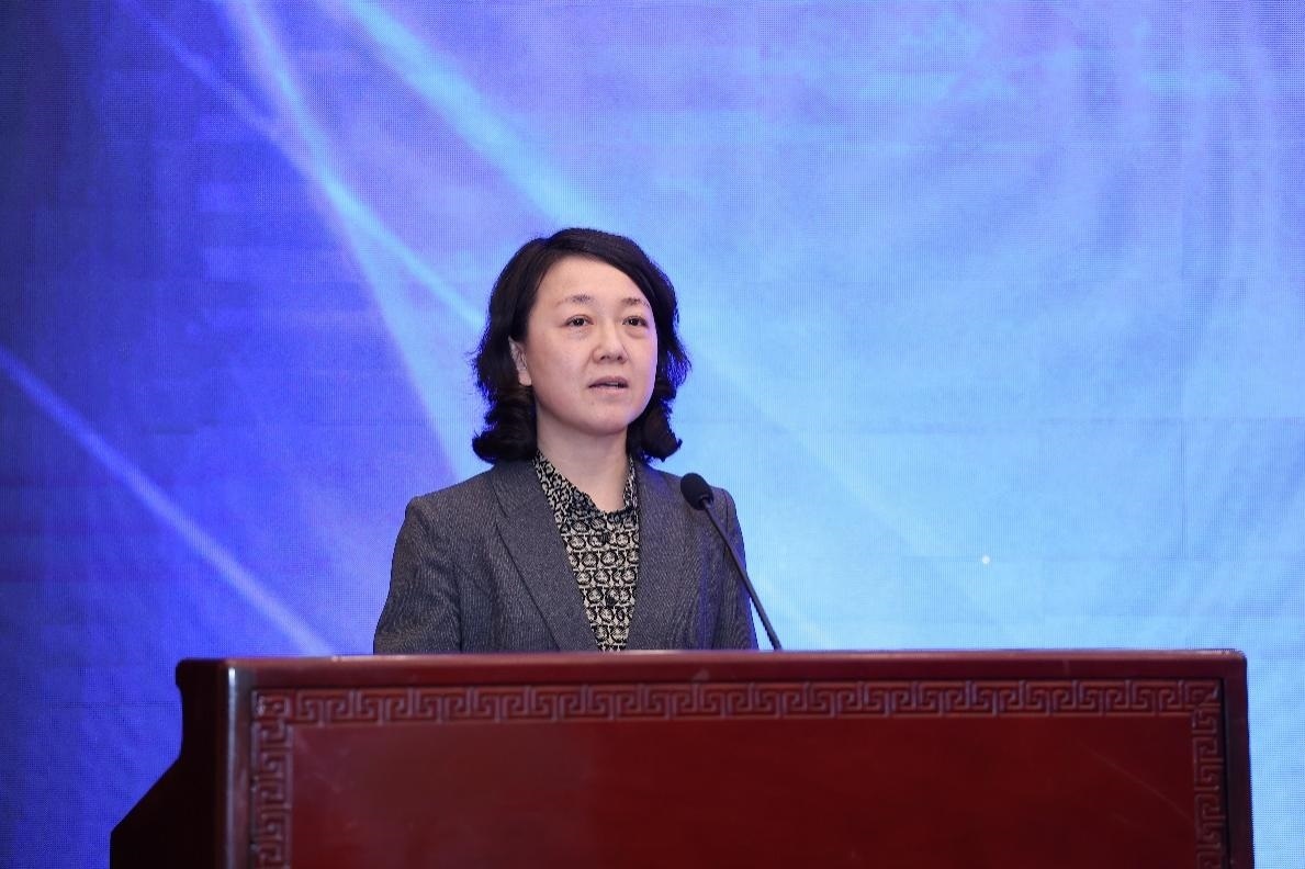 中華全國新聞工作者協(xié)會黨組成員、書記處書記吳兢致辭。主辦方供圖