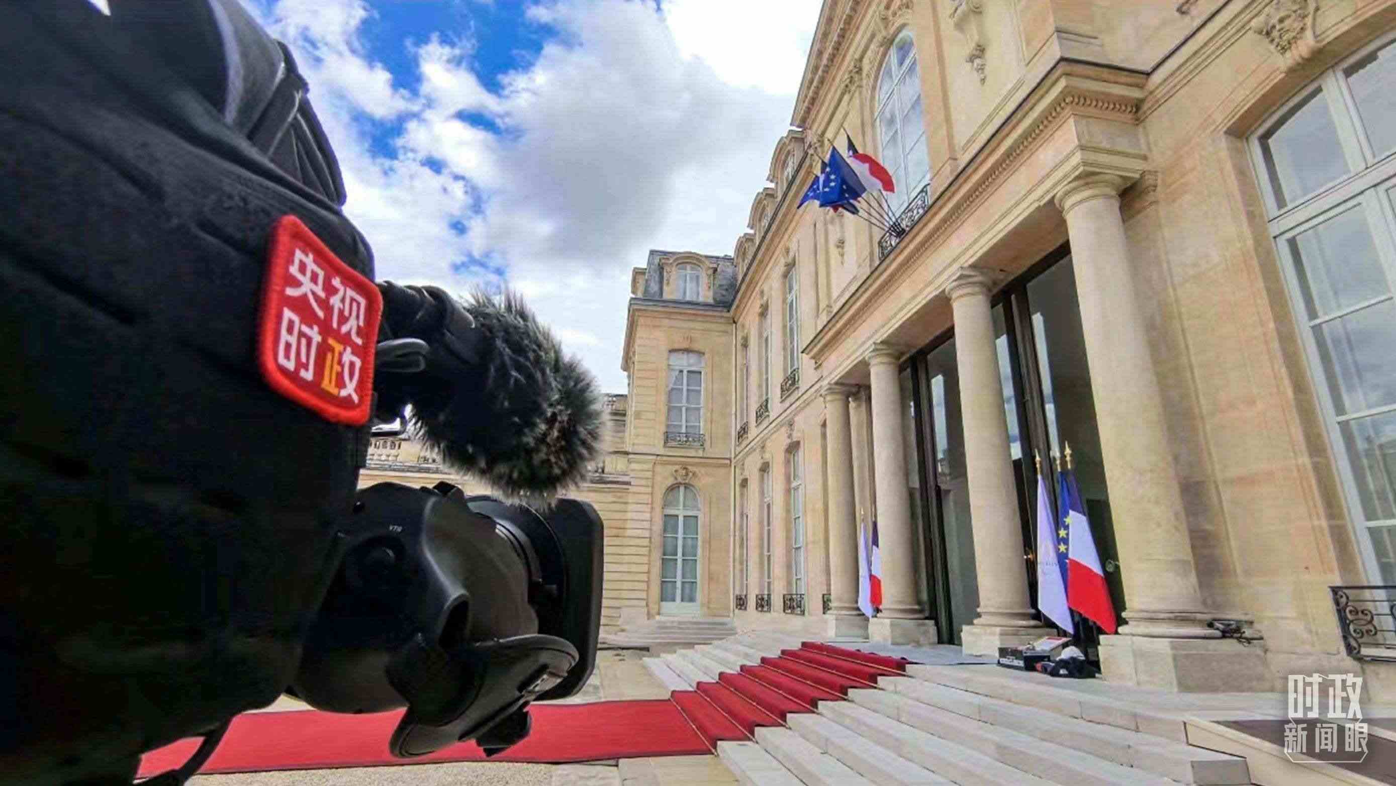 △愛麗舍宮。（總臺央視記者陸泓宇拍攝）