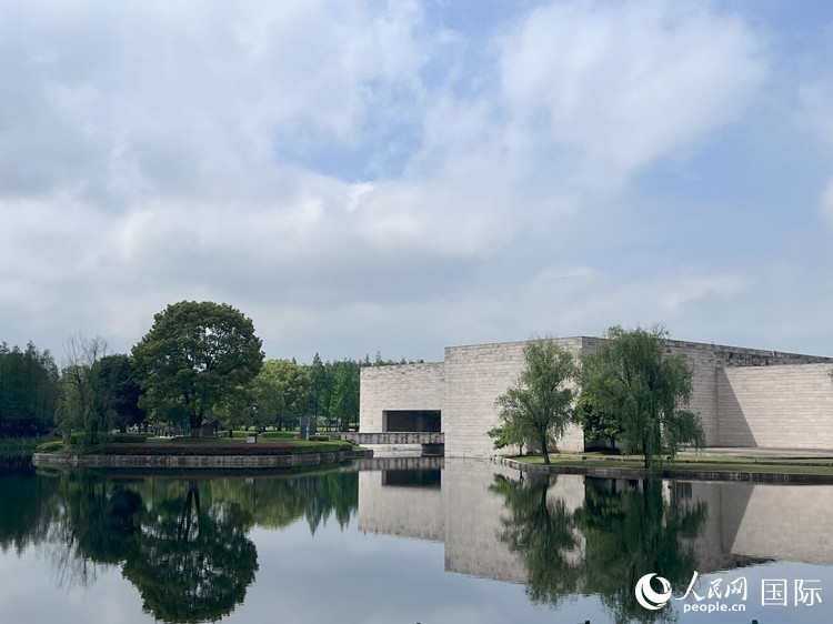 良渚博物院外觀。人民網(wǎng)記者 崔越攝