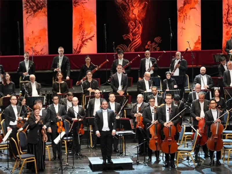 阿爾及爾歌劇院交響樂團演出活動現(xiàn)場。蘇州交響樂團供圖