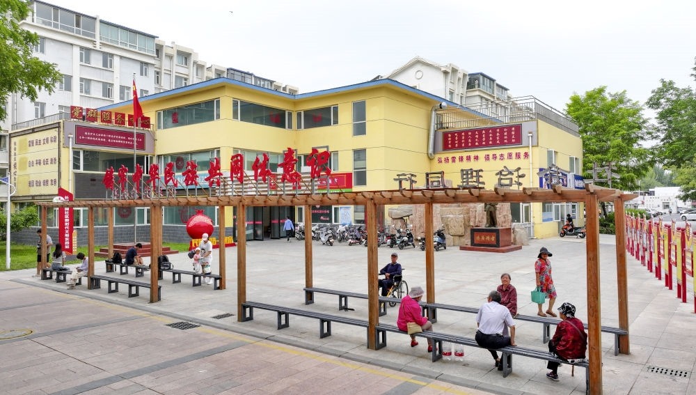 6月20日拍攝的長城花園社區(qū)一角（無人機照片）。