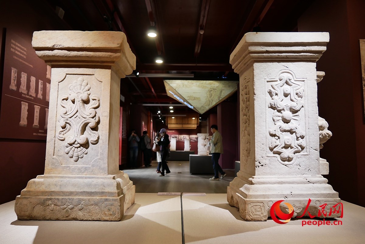 2023年回歸圓明園的石柱。人民網(wǎng)記者 韋衍行攝