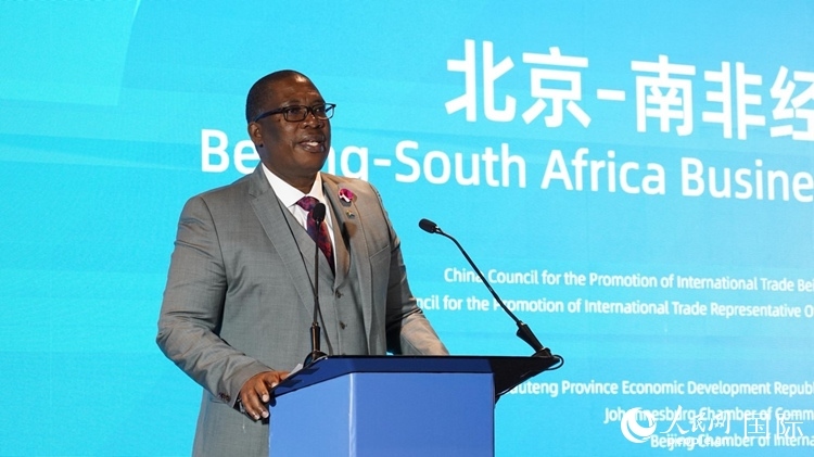 勒蘇非省長致辭。人民網(wǎng) 劉暢攝