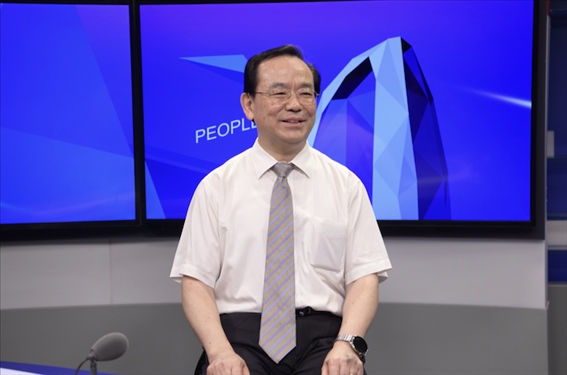 中國人民大學法學院教授、博士生導師楊建順。人民網(wǎng)記者 王曉嘯攝