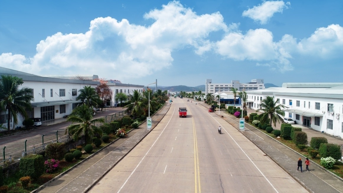 西哈努克港經(jīng)濟(jì)特區(qū)園區(qū)。西港特區(qū)公司供圖