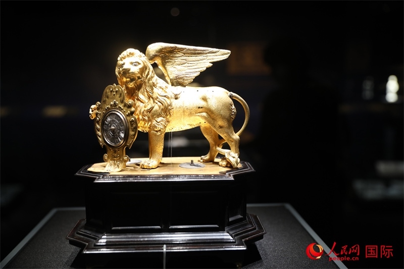 展覽“傳奇之旅：馬可·波羅與絲綢之路上的世界”展品。人民網(wǎng) 殷韜攝