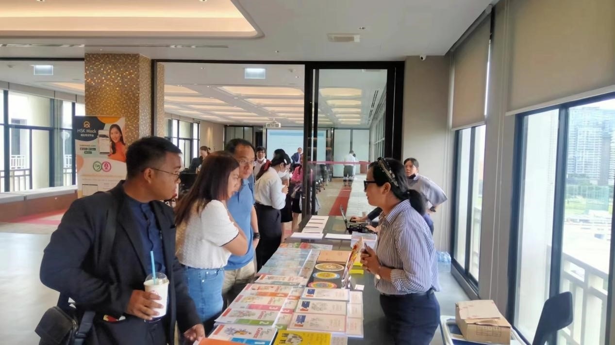 泰國(guó)中文教育精英教師高端培訓(xùn)活動(dòng)現(xiàn)場(chǎng)。泰國(guó)朱拉隆功大學(xué)孔子學(xué)院供圖