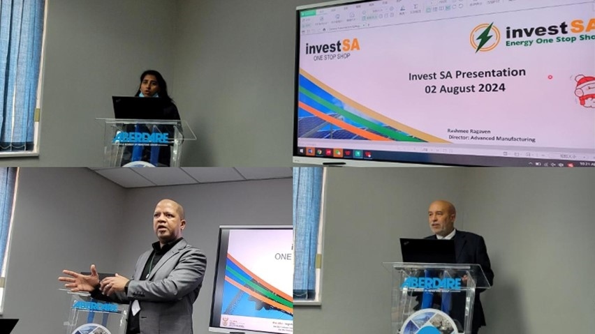 南非貿(mào)工部官員主旨演講。南中經(jīng)貿(mào)協(xié)會(huì)供圖