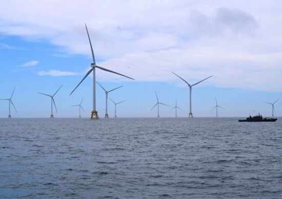 2024年6月19日拍攝的三峽集團(tuán)漳浦二期海上風(fēng)電項(xiàng)目。新華社記者 林善傳 攝