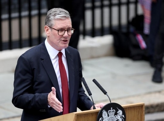  圖為英國首相斯塔默資料照片。（新華社記者李穎攝）