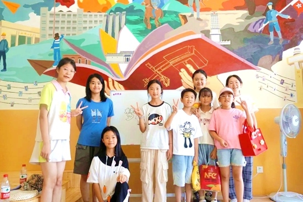 同濟大學(xué)師生暑期支教。校方供圖