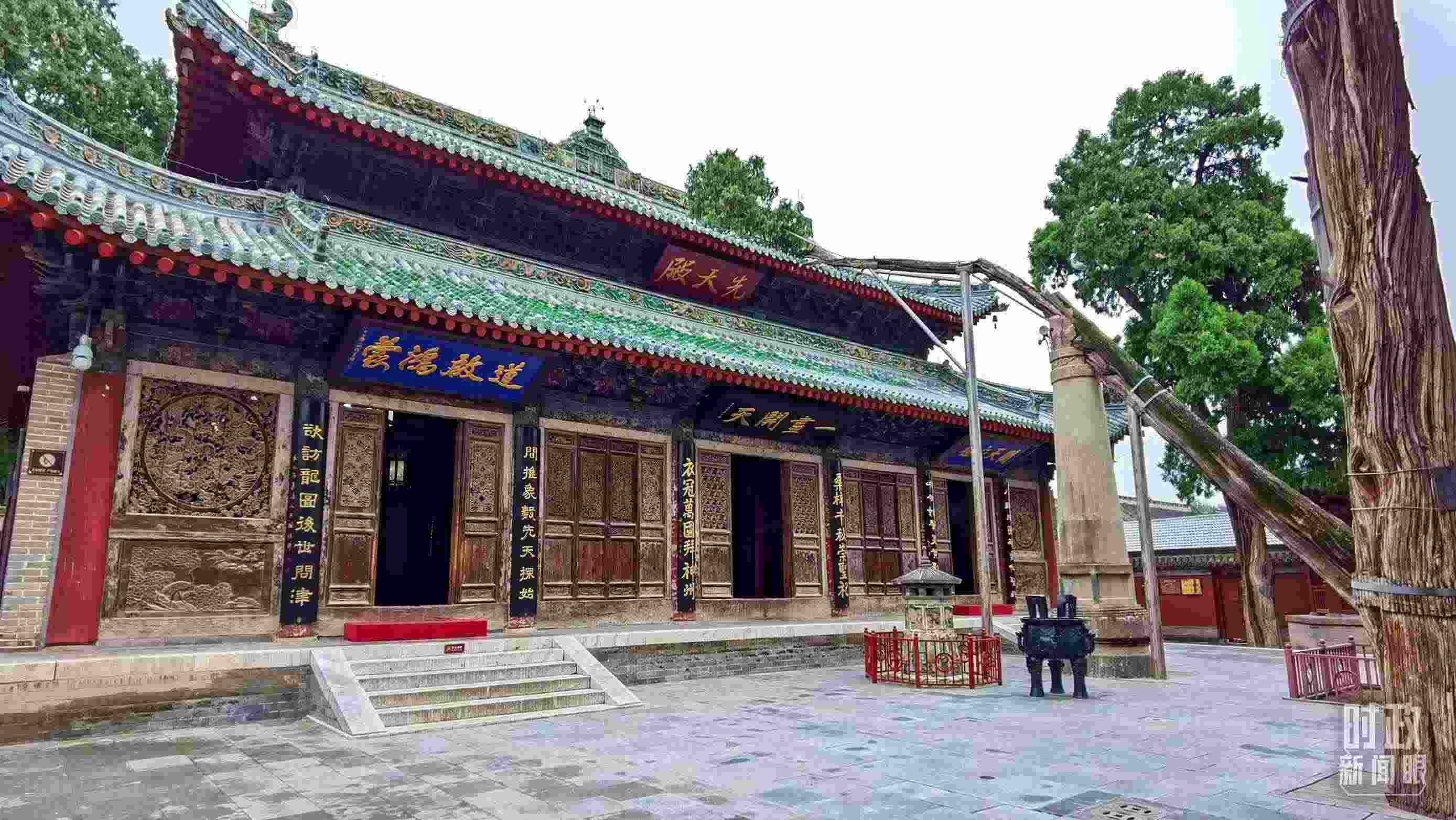 △ 伏羲廟。（總臺央視記者郭鴻拍攝）