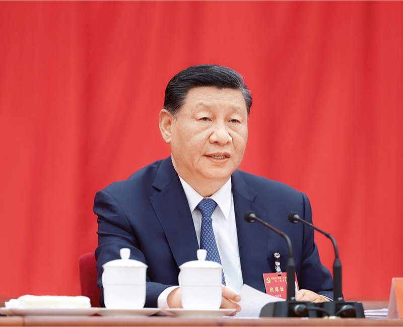 中國共產(chǎn)黨第二十屆中央委員會第三次全體會議，于2024年7月15日至18日在北京舉行。中央委員會總書記習近平作重要講話。 新華社記者 鞠鵬/攝