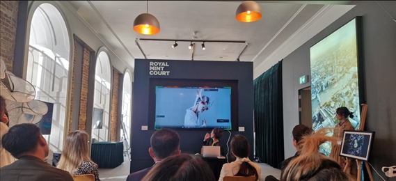 中英青年數(shù)字創(chuàng)意產(chǎn)學(xué)交流會(huì)現(xiàn)場(chǎng)。逸麟 攝