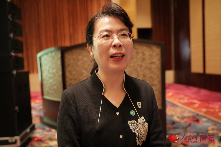 北京外國語大學亞洲學院院長、中國馬來研究中心主任蘇瑩瑩教授接受人民網(wǎng)采訪。人民網(wǎng) 王婧攝