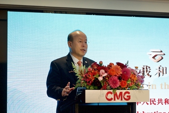 中國駐澳大利亞大使肖千出席活動(dòng)并致辭。張舒惠攝