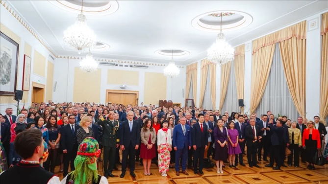 招待會現(xiàn)場。中國駐波蘭大使館供圖