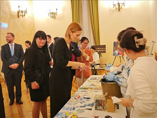 招待會現(xiàn)場。中國駐匈牙利大使館供圖