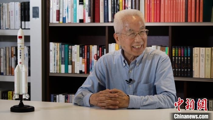 中國(guó)工程院院士龍樂(lè)豪。(中國(guó)運(yùn)載火箭技術(shù)研究院供圖)