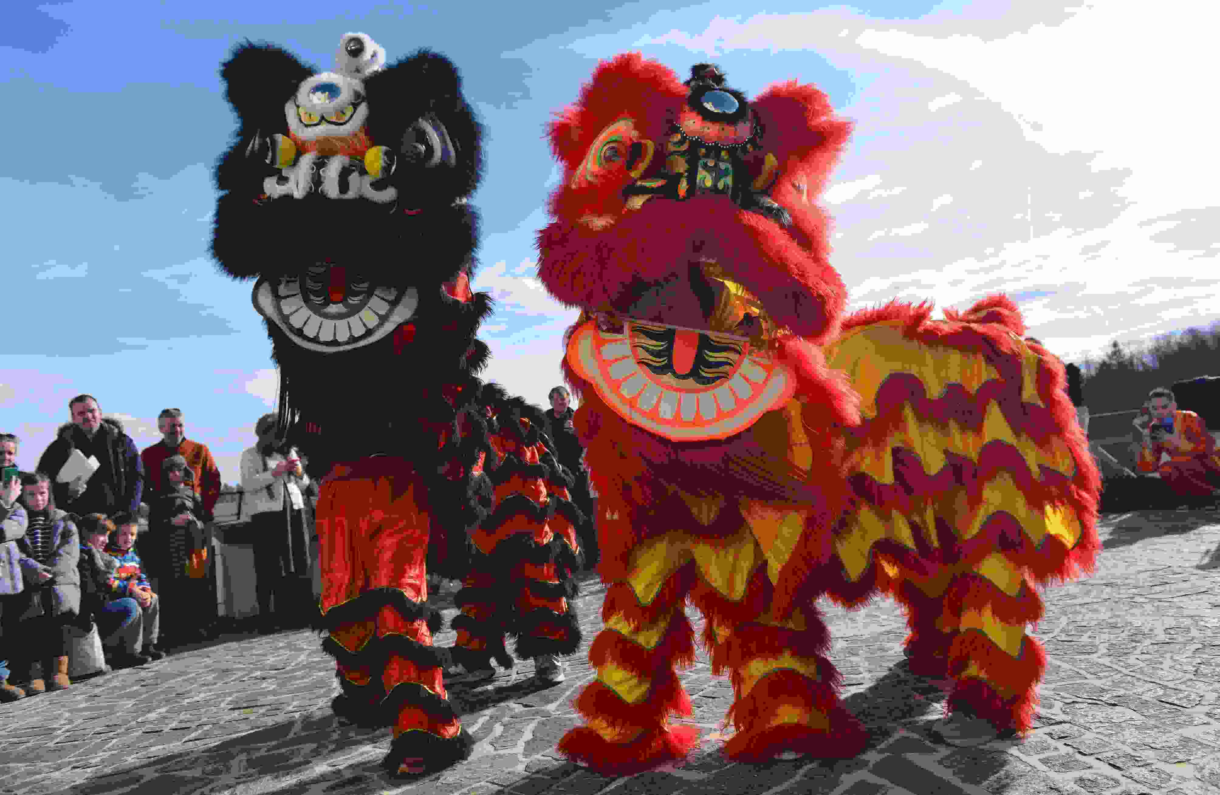 △當(dāng)?shù)貢r(shí)間2024年2月4日，克羅地亞克拉皮納，薩格勒布大學(xué)孔子學(xué)院舉辦一系列活動(dòng)，迎接中國(guó)農(nóng)歷龍年春節(jié)。